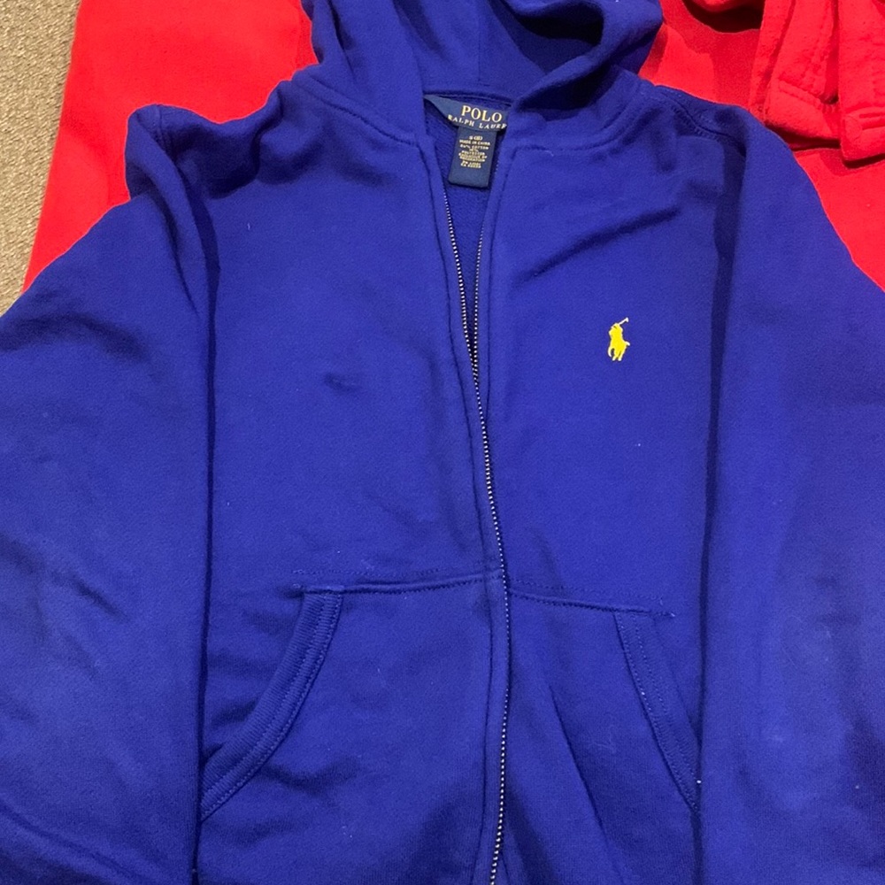 Blue Polo sweater